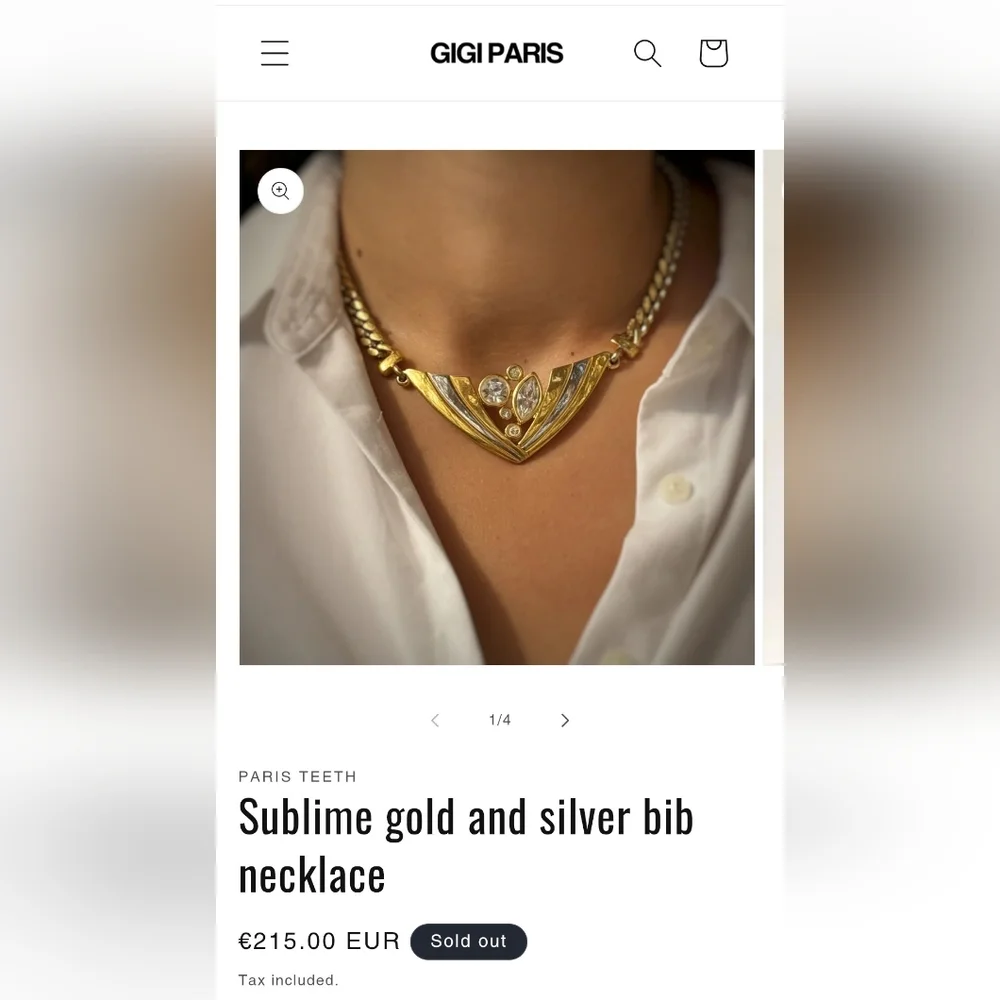 RARE! Sodini Bib Necklace. Sodini. Made In Italy. Designer Necklace. - Picture 4 of 9